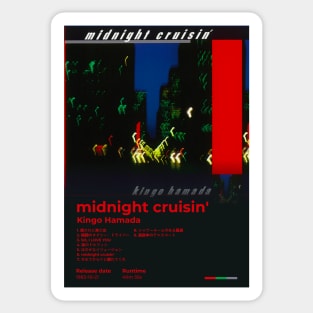 midnight cruisin' - Kingo Hamada Sticker